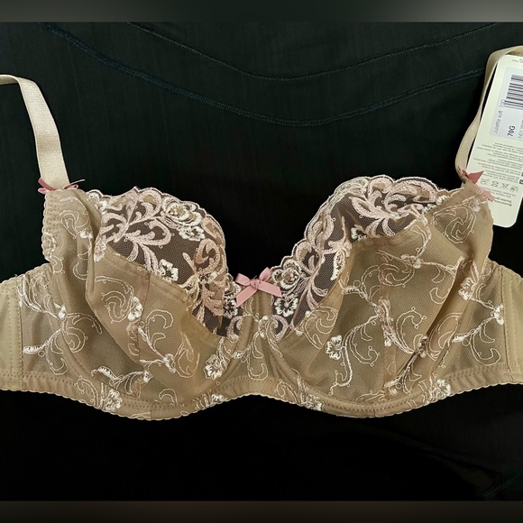NWT Nessa Bra Soft Juliette 32F UK 32G US 70G EU embroidery - Picture 2 of 10